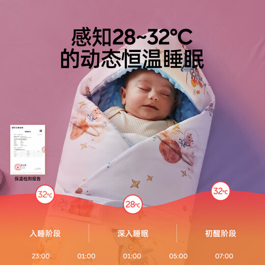 JOYNCLEON baby blanket newborn winter newborn baby constant temperature removable quilt bean plush quilt Jbb153762