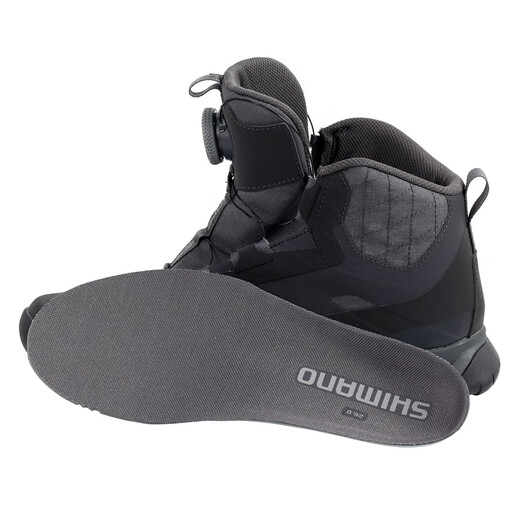 SHIMANO 25 models FS-340Y boat fishing shoes with non-slip rubber soles made in China, dark gray - size 42 (inner length 26cm)