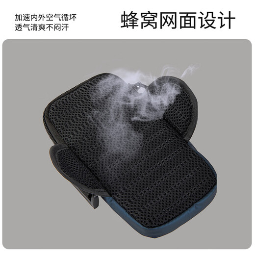 欣诺凡运动跑步手机臂包男女通用手机包跑步装备手机携带器手机袋套腕套 升级款臂包XNF【蓝色】