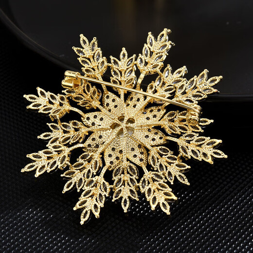 Ancient brooch, high-end women's exquisite niche corsage gift box, light luxury and elegant pin, silk scarf buckle birthday gift for women, practical high-end brooch three-piece set, exquisite gift box