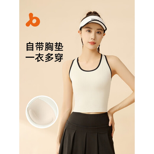 LULUUVTTOH Summer New Ribbed Sports Vest Women's Slim Fit Pilates Training Fitness Yoga Quick-Drying Top Women's Black XL