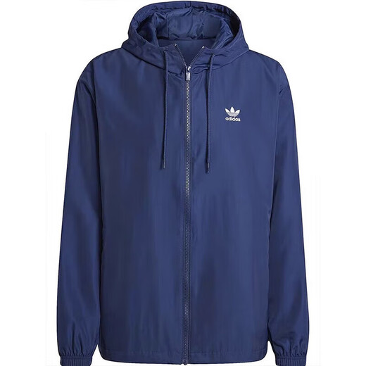 Adidas Clover Jacket Men's 2024 Summer New Outdoor Fitness Sportswear Versatile Hooded Casual Jacket IR9858 M