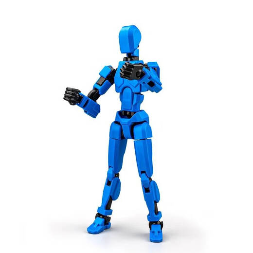 Lezhe multi-joint movable 3D printing building blocks 6-12 years old small doll assembly model hand figure decompression toy gift