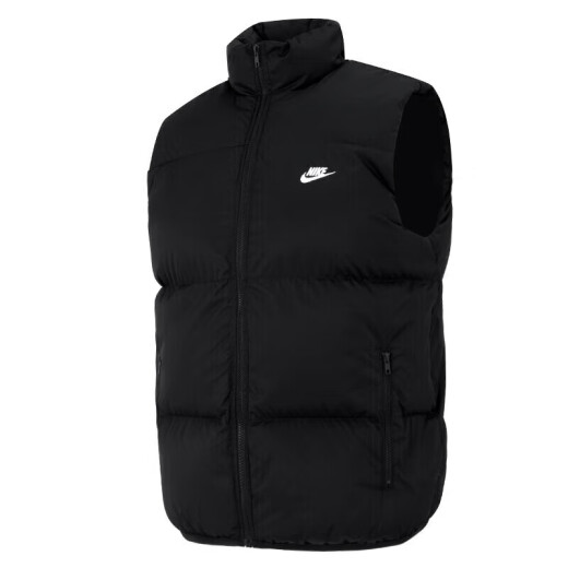 耐克（NIKE）棉服马甲外套男装2023冬季新款运动服户外防风保暖背心休闲上衣 FB7374-010黑色 S