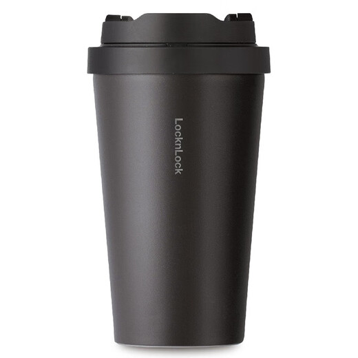 Lock Lock (Lock/Lock) Treffen Sie die Yuanqi -Isolierung und die kalte Kaffeetasse Bounce Cover Männer und Frauen Schönheit Wasser 400 ml Black LHC3271BLK Blue 400ml