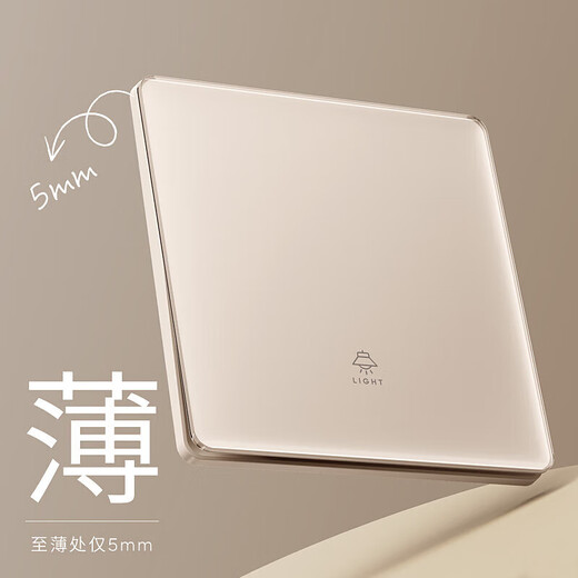 International Electrician Typ 86 Coco Custard Schalter aus gehärtetem Glas Hotel Creme Gold Matt Power Panel Wohnzimmer Wand Warmweiß Fünf-Loch-Schnelllade-USB-Buchse Creme Gold Fünf-Loch-Buchse