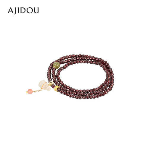 AJIDOU Ajidou Bracelet Women's New Chinese Style Gourd Pendant Beaded Bracelet Birthday Gift for Girlfriend and Wife