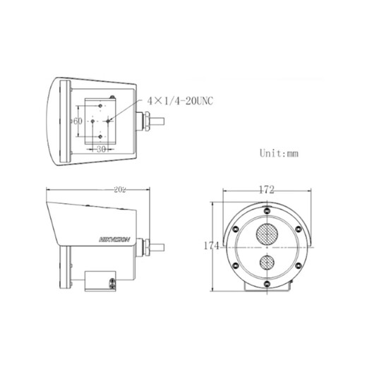 S200万防爆全彩筒型网络摄像机 DS-2XE6227FWD-L 无 4mm