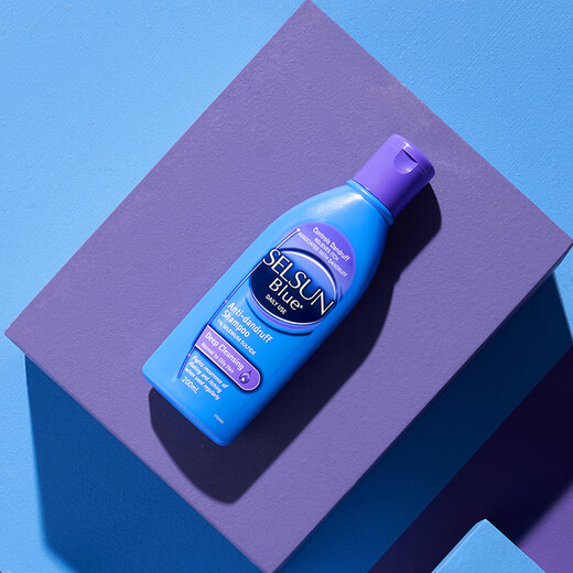 SELSUN Purple Bottle 1% Selenium Disulfide Shampoo 200ml*3 Anti-dandruff Oil Control Anti-Itching Deep Cleansing Shampoo Cream for Men and Women