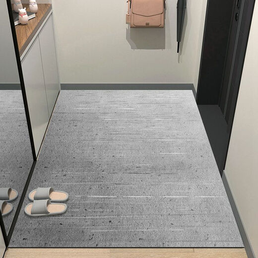 Beiyan entrance floor mat, entrance door mat, door mat, cuttable entrance floor mat, entrance door, water-absorbent non-slip carpet, drizzle 80cm*120cm