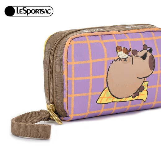 LeSportsac Lebo Poetry Bag Women's Bag New Mini Clutch Small Bag Valentine's Day Gift Capibala Vacation