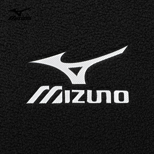 Mizuno Outdoor Jacket Men's Stand Collar Polar Fleece Jacket Solid Color Versatile Fleece Jacket Men