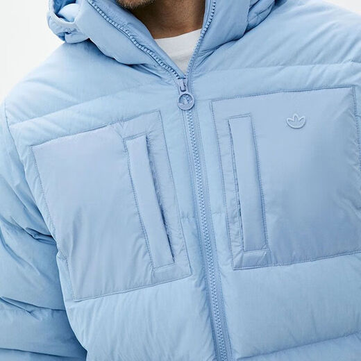 Adidas (adidas) Clover Men's Down Jacket для зимнего нового модного модного на открытом воздухе утолщен теплый и удобный верхний официальный сайт H13565 Sky Blue xs