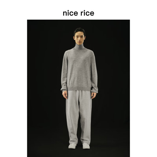 
nice rice good rice r. Series 500G cotton straight casual sleeves [same style in the mall] NCQ12027 black (500g) M