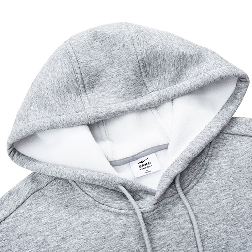 Sudadera Erke Hongxing para mujeres engrosadas cálidas otoño e invierno Tops deportes al aire libre jueves de manga larga pantalones pantalones pantalones para mujeres [1047] mika flor de pareja gris rogada lyer l