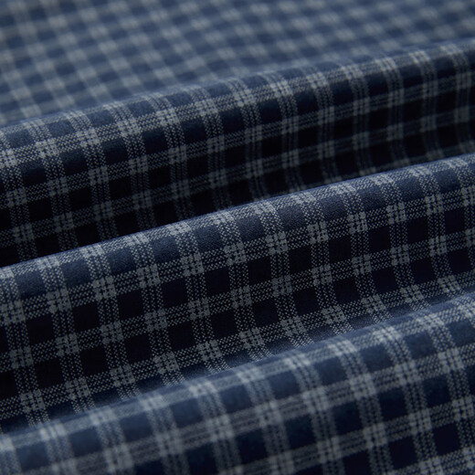 Westlink Westlink Retro Blue Plaid Shirt Women's Autumn New Waist Ruffle Design Shirt Jacket Blue S