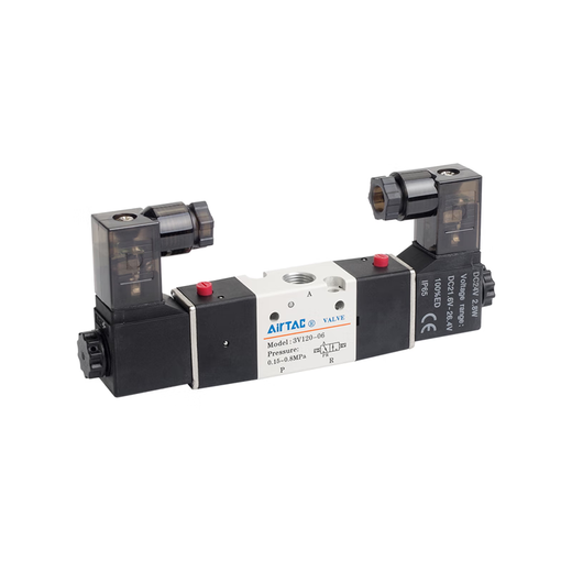 Válvula solenoide neumática Yadeke (Airtac) Yadeke 3V120-06-M5-A-B-DC24V-AC220V Válvula de dos posiciones de dos posiciones controlada electrónicamente 3V12006C