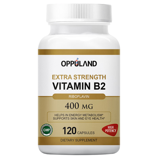 Oppuland vitamin b2 riboflavin 400mg United States imported vitamin vb2 large dose tablet oral health dry lips
