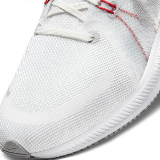 耐克（NIKE）官方QUEST 4男公路跑步鞋耐力跑透气轻便缓震DA1105 100白色/狼灰/椒红/白金色/浅银 46