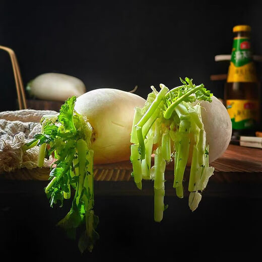 Crisp, sweet and refreshing fresh white radish, fruity radish, must-have pickled pickled vegetables for breakfast cold stir-fried hot pot. Fresh white radish 6Jin Jin equals 0.5kg. Selected boxes included.