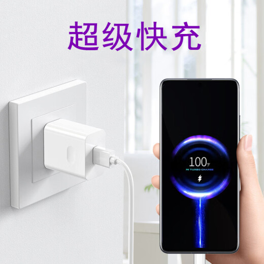 烁扬适用努比亚红魔7快充充电器线NX679J超级快充数据线闪充TypeC游戏手机加长短线套装 6A超级快充线1米