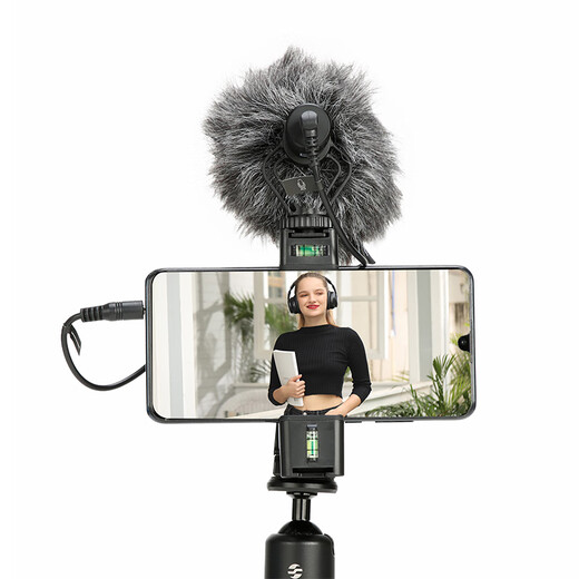 BOYA BY-MM1 Camera Microphone 2040 Directional Gun Microphone SLR Camera Radio Microphone External Microphone Video Shooting Radio Recorder Top Microphone BY-MM1-B Standard Edition (Black Bracket)