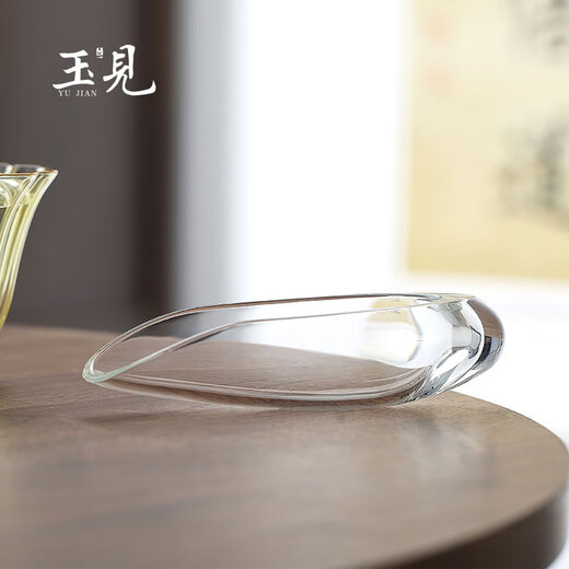 Peking University Shi Yujian Heat-resistant Glass Tea Household Teaspoon Kung Fu Tea Accessories Zen Tea Ceremony Spare Parts Teaspoon Tea Dial Yujian Tea