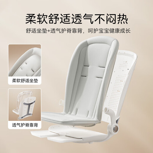 英氏（YEEHOO）遛娃神器360°旋转可坐可躺轻便折叠婴儿手推车高景观溜娃车