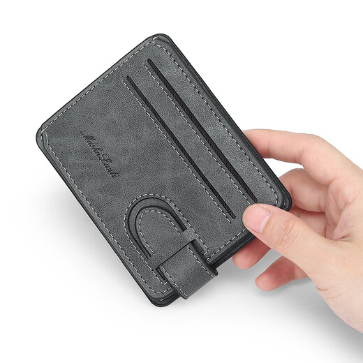 Mashalanti Carte Sac de cartes bancaires de grande capacité pour hommes Sac de stockage de cartes bancaires pour hommes Men de certificat Men de certificat Deux-en-un Cadeau d'anniversaire pour mari