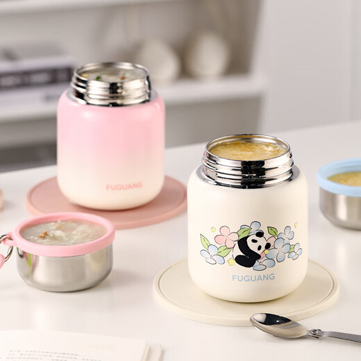 FGA Fuguang Simmering Beaker 316L Stainless Steel Large Capacity Stewing Can Insulated Soup Pot Work Student Lunch Box Bucket