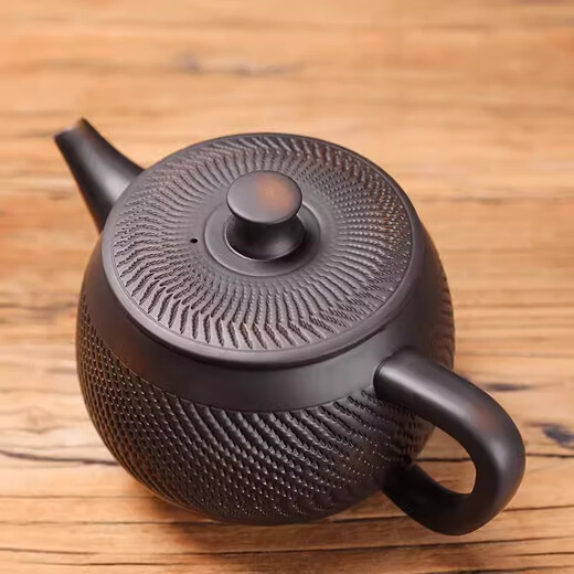 Dingjicheng Fengming Pot Jianshui Purple Pottery Fully Handmade Knife-Engraved Han Wai Pot Large-Capacity Teapot High-end Household Kung Fu Tea Set Purple Pottery Knife-Engraved Fengming Pot-Single Pot Safe Packaging