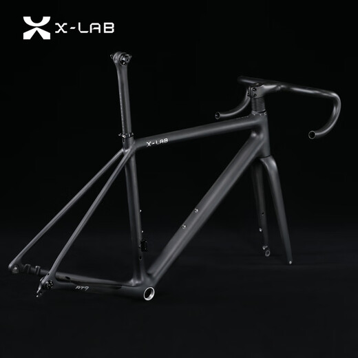X-Lab Road Bike RT9 Rahmen Set Ultralight Carbon Fiber Road Fahrzeug Rahmen Set Black Warrior M Code