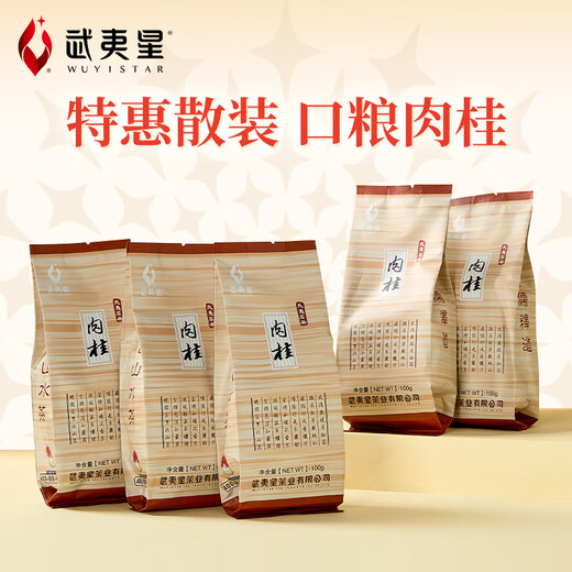武夷星 肉桂茶叶 武夷岩茶 自饮组合500g 肉桂