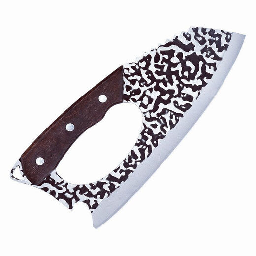 Couteau de cuisine forgé à la main, permettant d'économiser du travail, couteau à trancher ultra-rapide, cuisine domestique en acier inoxydable, couperet à viande léger pour femmes 1 pièce