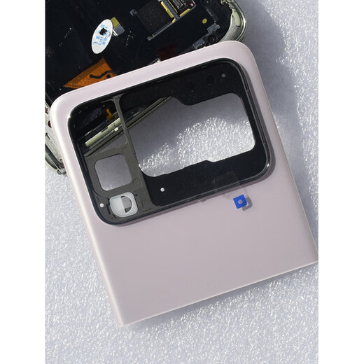 Huawei (HUAWEI) adapts to novaFlip folding mobile phone glass back cover original disassembly of the original rear shell upper and lower shell screen nova Flip original disassembly small screen (pink)