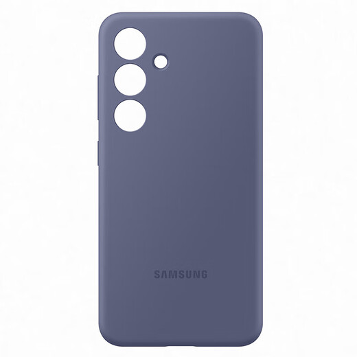 三星（SAMSUNG）Galaxy S24+手机壳原装硅胶保护壳手机套后壳 紫色