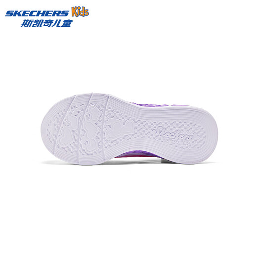 Skechers斯凯奇儿童秋冬保暖运动鞋舒适闪灯休闲棉靴302677L 677L粉红色/多彩色/PKMT 32