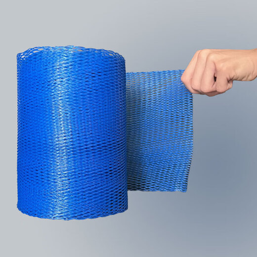 Customized applicable plastic protective net cover nylon thread shaping net industrial shockproof protection net green plant net parts package 120mm (blue net cover 1kg)
