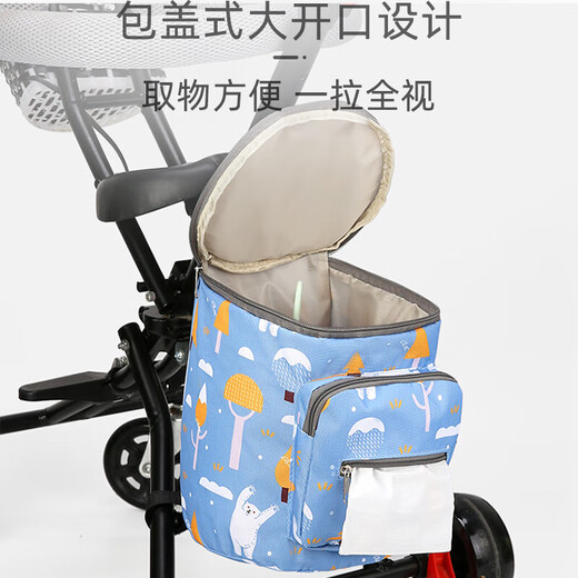 9I9婴儿车挂包推车包妈咪包手提单肩背母婴包婴儿外出包便携式大容量 动物乐园多功能溜娃神器包