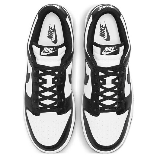 Nike Nike Herren Retro Casual Shoes Panda Dunk Sneakers DD1391-100 Weiß und Schwarz 42.5