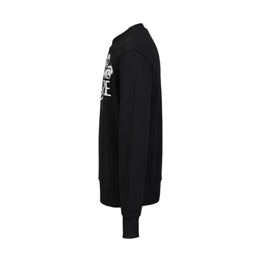 Versace Jeans Couture Luxury Men's Round Neck Letter Tint Swisshirt Camiseta de manga larga 12127 Regalo Black XL