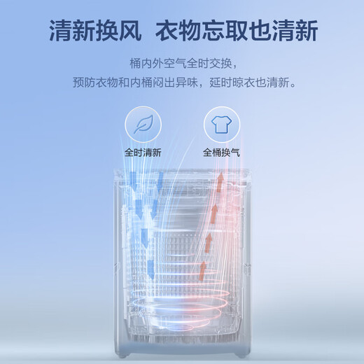 Haier pulsator washing machine fully automatic small household 10kg EB100B32Mate1 direct drive frequency conversion OCC home appliance state subsidy first level energy efficiency rental dormitory