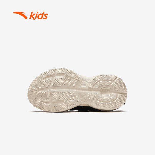 ANTA children's sports shoes boys autumn running shoes Velcro baby leather running shoes A12439952N