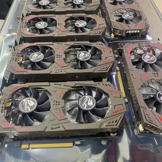 Yingchi GTX750TI 1050 1060 1660 99 Nuevo seguro de dos años Mito negro Wukong 3a Card de gráficos de juegos 3D colorido 1060 6g Netchi/E-Sports