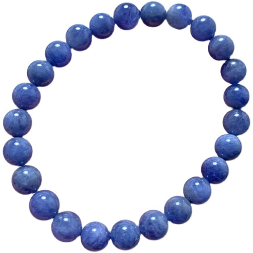 Library selects natural Tanzania Ocean Heart Tanzanite single circle bracelet gemstone jewelry amethyst crystal bracelet gift for women (S128) about 4.9-5.4mm