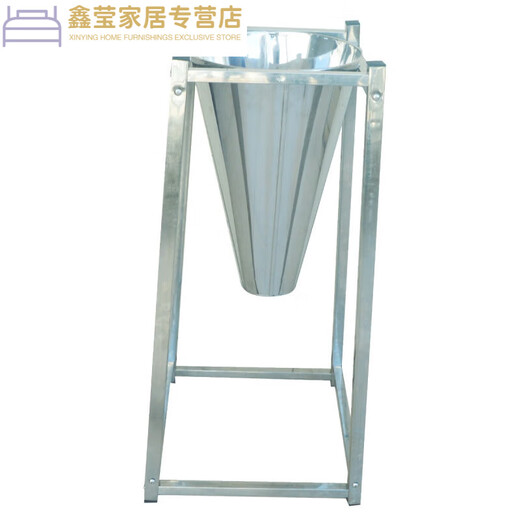 不锈钢杀鸡鸭放血杀鸭杀鹅杀鸡工作台大号厚杀鸡锥沥血斗小型 梯形组装大号款