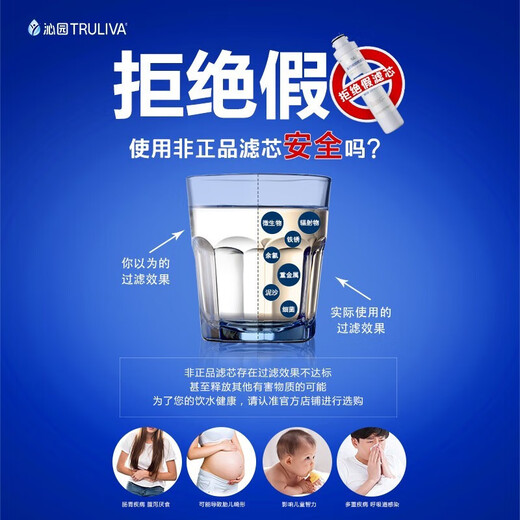 Qinyuan (Truliva) Wasserreinigerfilter -Beamter Haohe/Little White Whale/Little Strsestone/Little Jingling/Xiaoxin -Serie Einer -Branch -Wasserreiner -Filter -Ro -Membranfilter - geeignet für KRL5008/5018