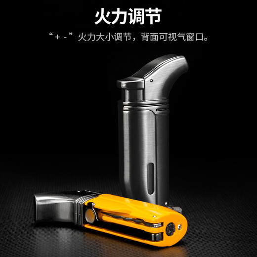 CIGARLOONG cigar cutter, lighter, ashtray, three-piece set, cigar tool set, cigar drill needle, sharp and portable
