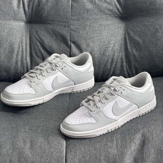 Nike (Nike) Dunk Low Retro Herren weiße graue Turnschuhe Retro-Schuhe DD1391-103 Grau Weiß 41