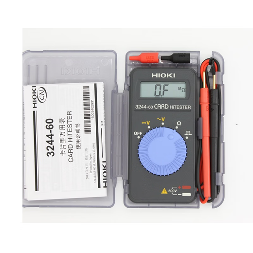 日置（HIOKI）日置万用表数显便携高精度钳形电流表3280-10F 3244-60 表笔L9208
